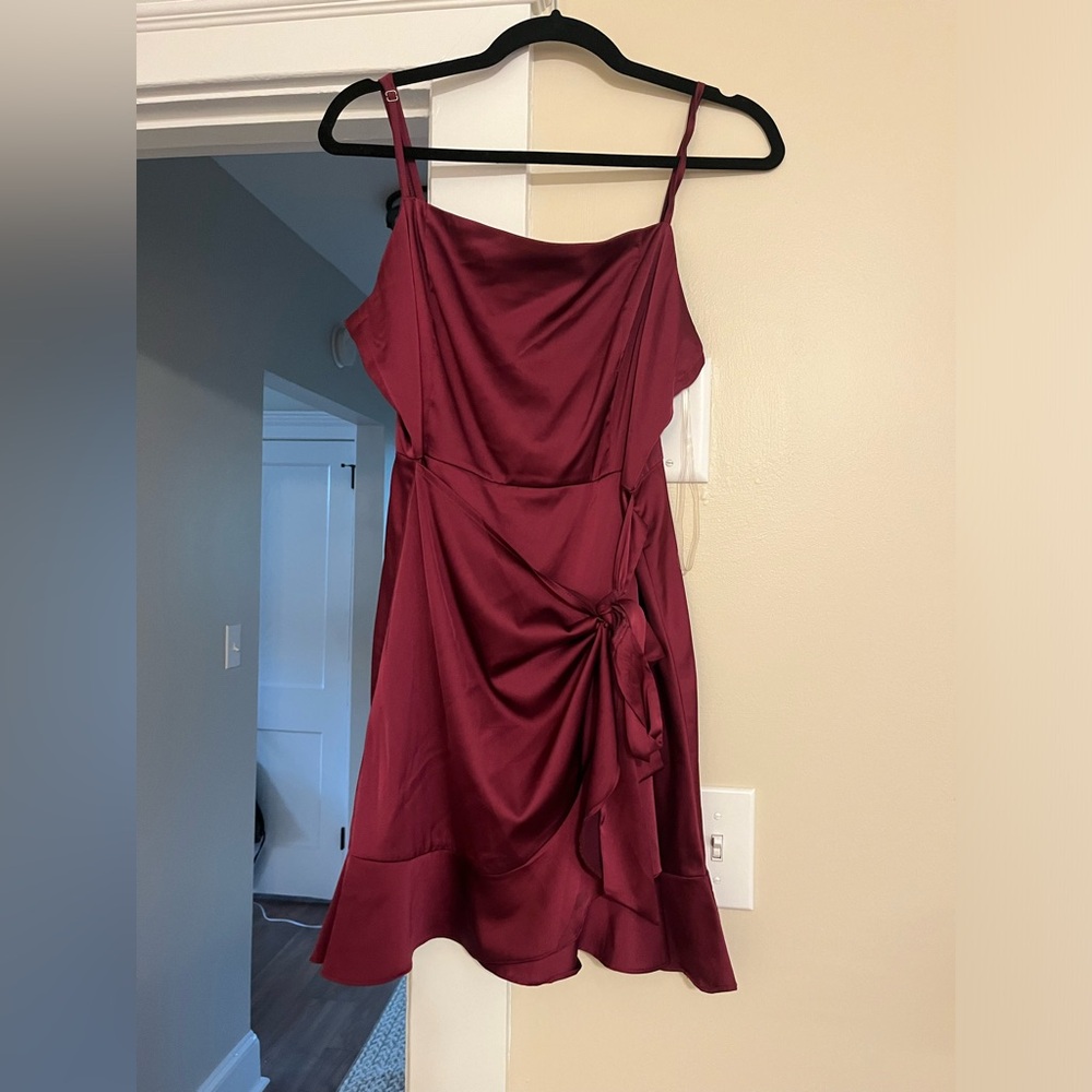 Silk wrap dress